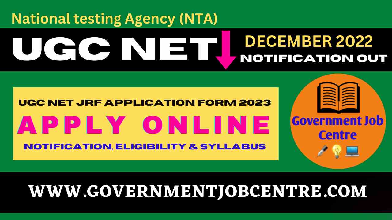 UGC NET December 2022 Online Form, Eligibility, Exam Date